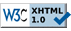 Valid XHTML 1.0 Transitional