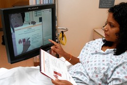 STEP BY STEP Avatars helping hospital patients with discharge instructions can slash readmission rates