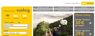 Web de Vueling